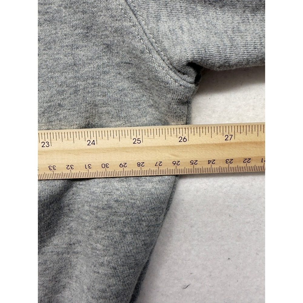 Good American Good Mama 100% Cotton Beaded Sweatshirt Heather Grey 4 XL - Picture 7 of 9